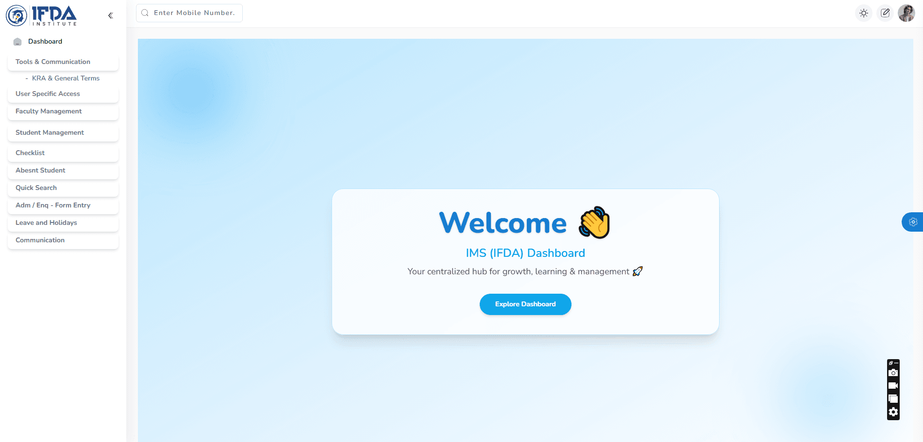 Institute Management System