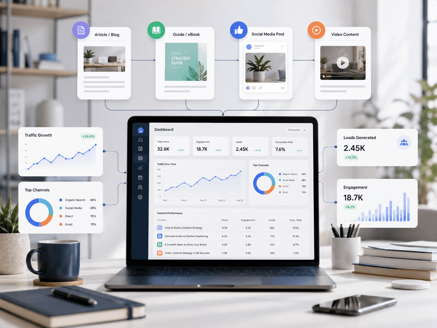 Professional Content Marketing Services solution by DG Pulse Solutions