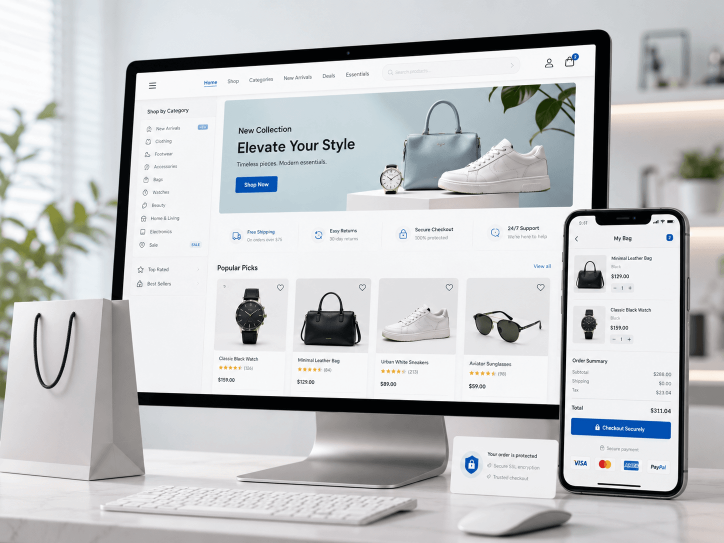 E-commerce Website Development Company solution by DG Pulse Solutions