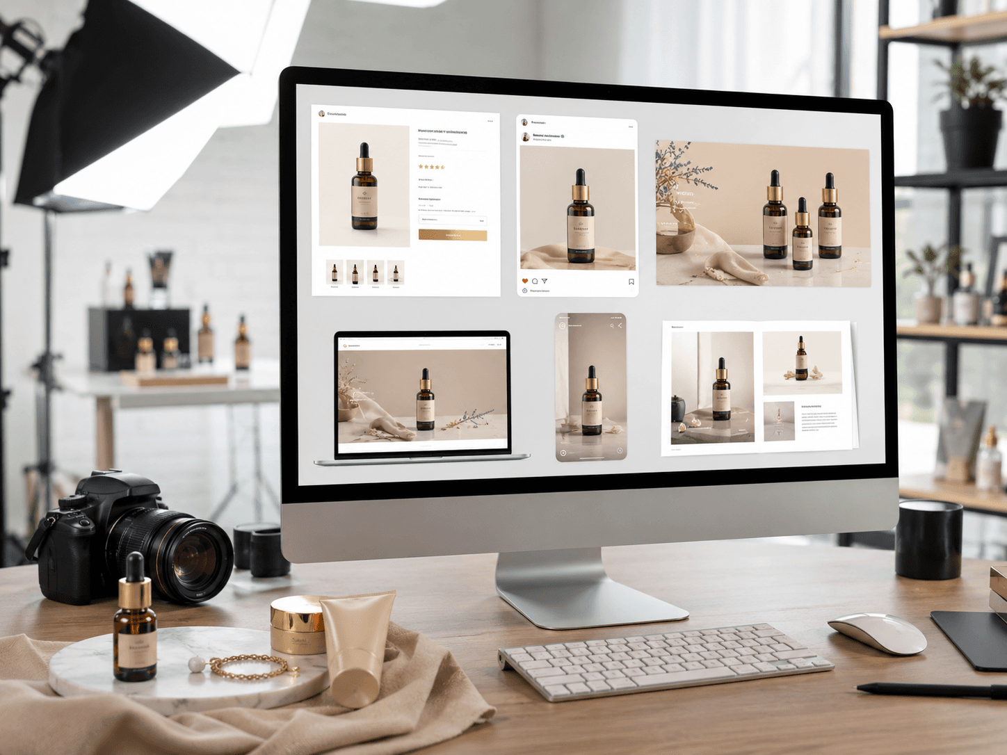 Professional Product Photography Services quality testing across desktop, tablet and mobile devices