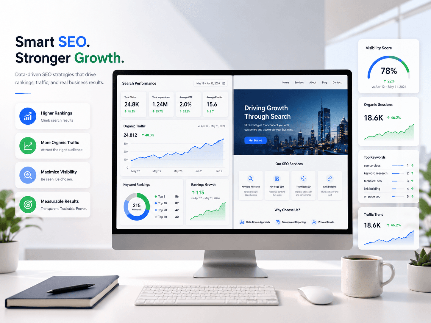 Best Search Engine Optimization (SEO) Company solution by DG Pulse Solutions